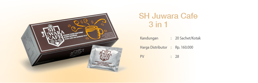 SH Juwara Cafe 4 In 1: Varian Kopi Juwara Manis Aman Lambung SH Juwara Cafe 4 In 1: Varian Kopi Juwara Manis Aman Lambung