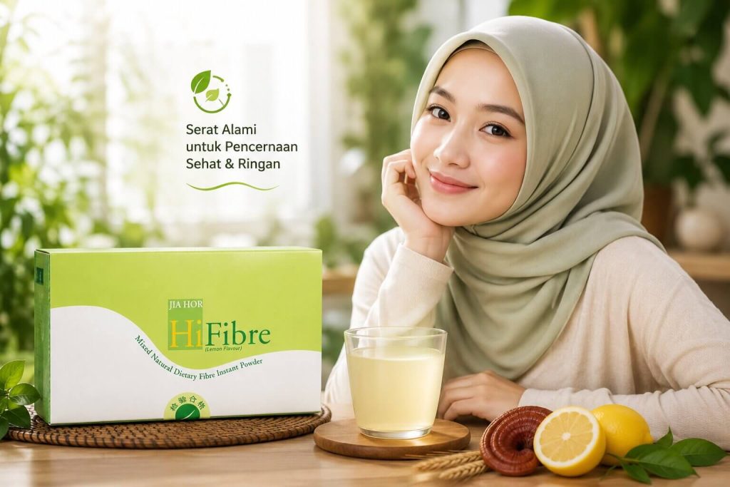 Ulasan lengkap produk Jia Hor Hi-Fibre dari Shuang Hor sebagai solusi detoksifikasi tubuh dan suplemen serat alami terbaik.
