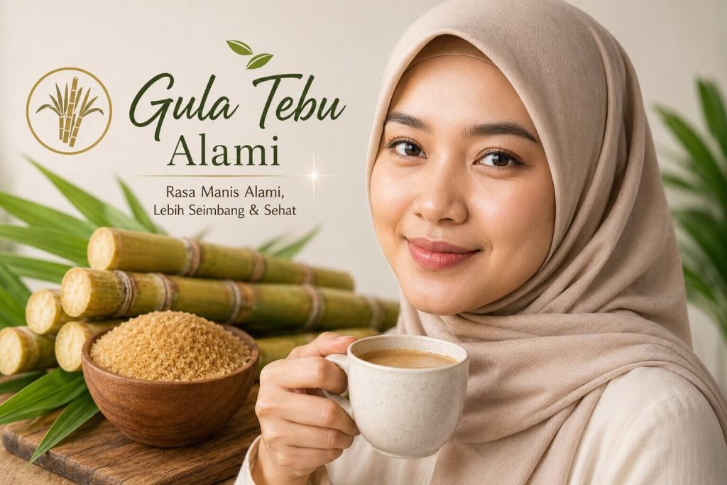Thumbnail artikel Kopijuwara mengenai alasan penggunaan gula tebu alami pada produk Kopi Juwara SH Juwara Cafe sebagai pemanis sehat.