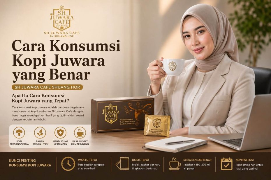 Cara Konsumsi Kopi Juwara yang Benar (SH Juwara Cafe Shuang Hor)