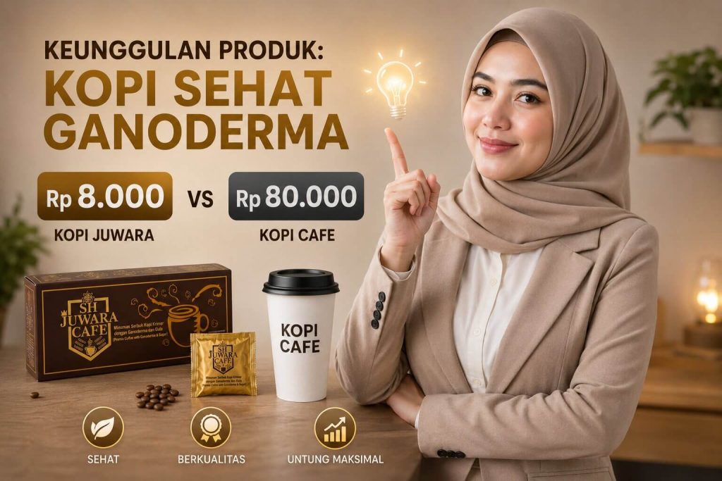 Bukti dan Penjelasan Keunggulan Produk: Kopi Sehat Ganoderma VS Kopi Biasa